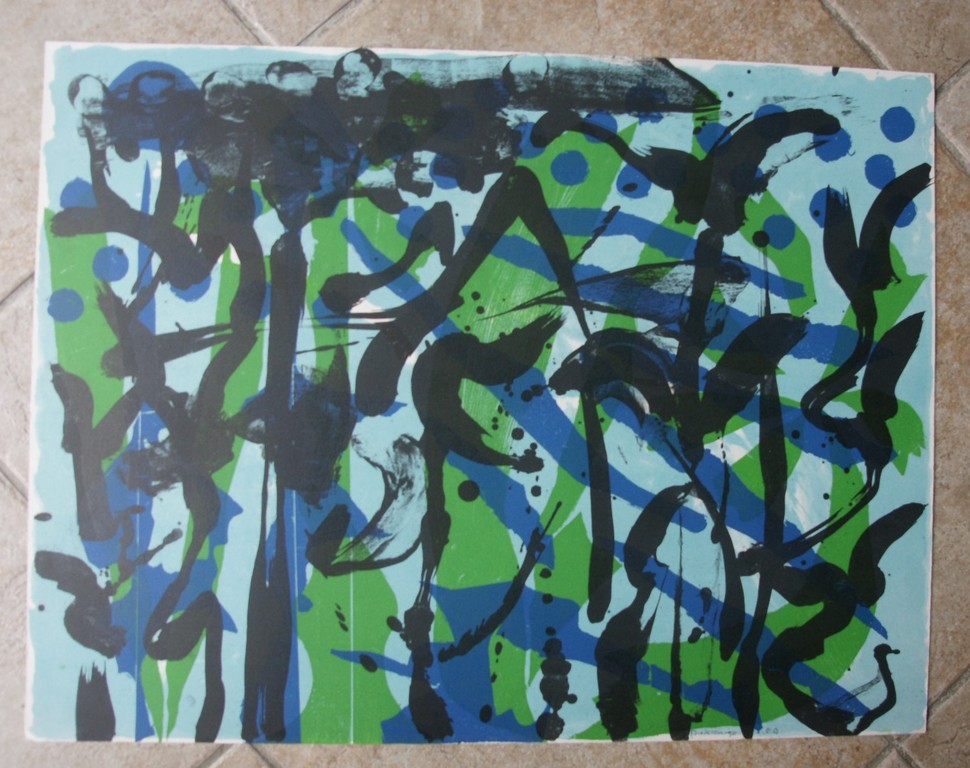 Jef Diederen - kleurenlitho uit 1990 kopen? Bied vanaf 50!