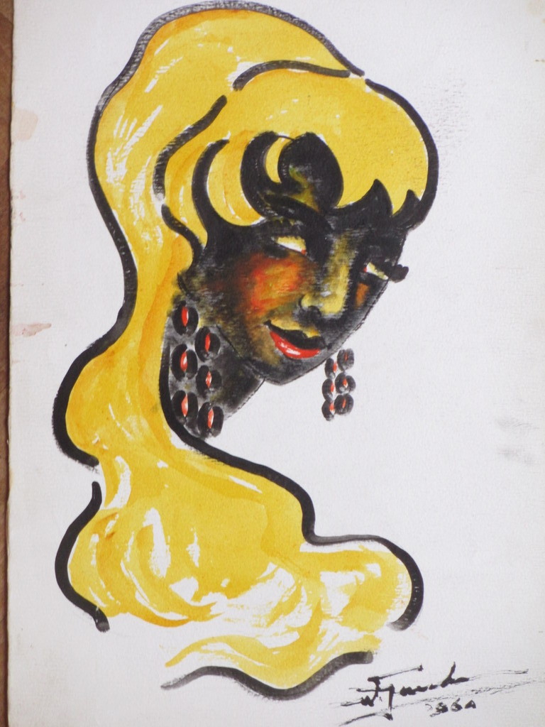 Wim Jurcka, Nachtclubdanseres, Gemengde techniek kopen? Bied vanaf 45!