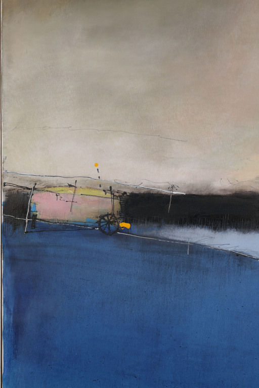 Theo Koster: Olieverf op doek, Crossing borders - Ingelijst kopen? Bied vanaf 250!