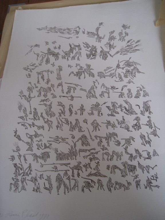 Henri Plaat, litho kopen? Bied vanaf 60!