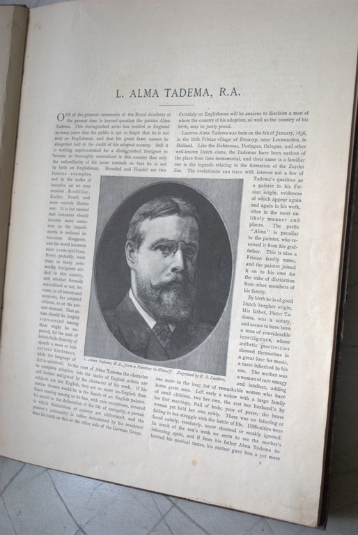 2 ETSEN naar ALMA TADEMA in COMPLEET BOEK uit CA.1886--ZELDZAAM-- kopen? Bied vanaf 65!