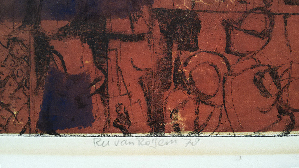 Ru van Rossem - Don Quichote, aquatint ets met reliëfdruk kopen? Bied vanaf 175!