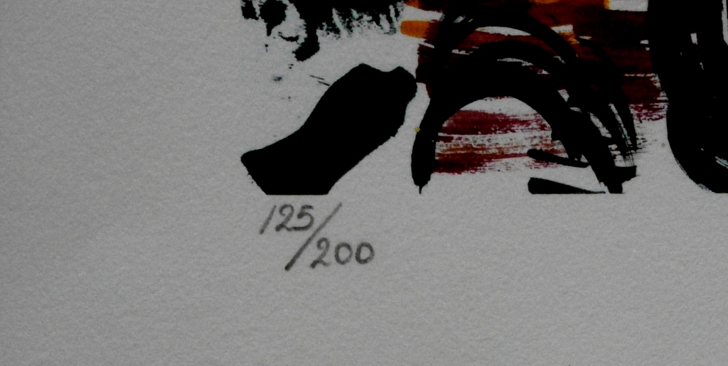 Arman - ingelijste zeefdruk: Starry Night ( Hommage a van Gogh)  kopen? Bied vanaf 155!