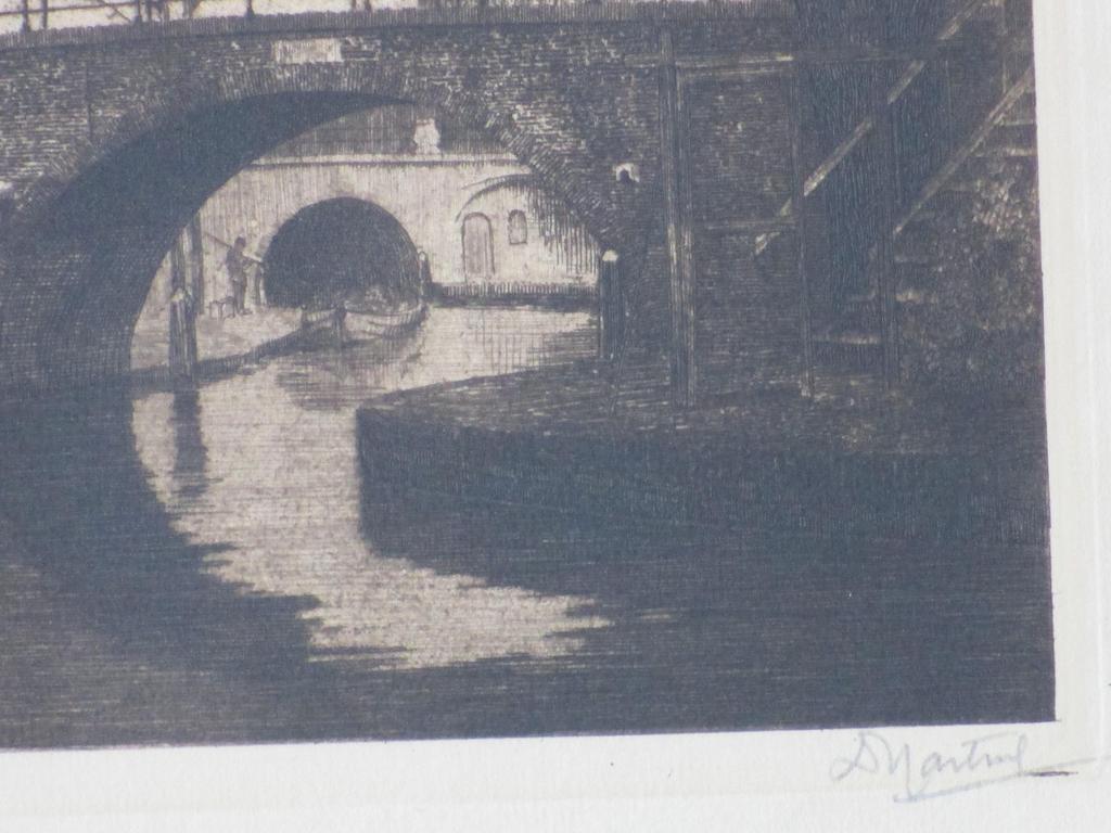 Dirk Harting, Utrecht Oude Gracht, Ets kopen? Bied vanaf 25!