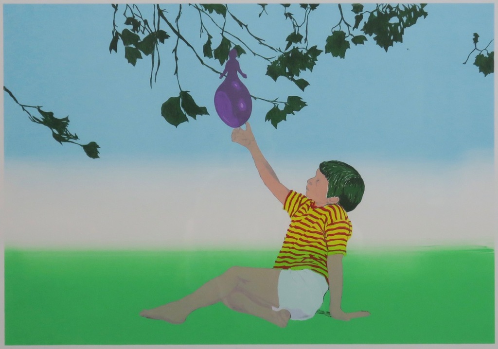 Jos van der Sommen: Zeefdruk, Later - Ingelijst kopen? Bied vanaf 20!