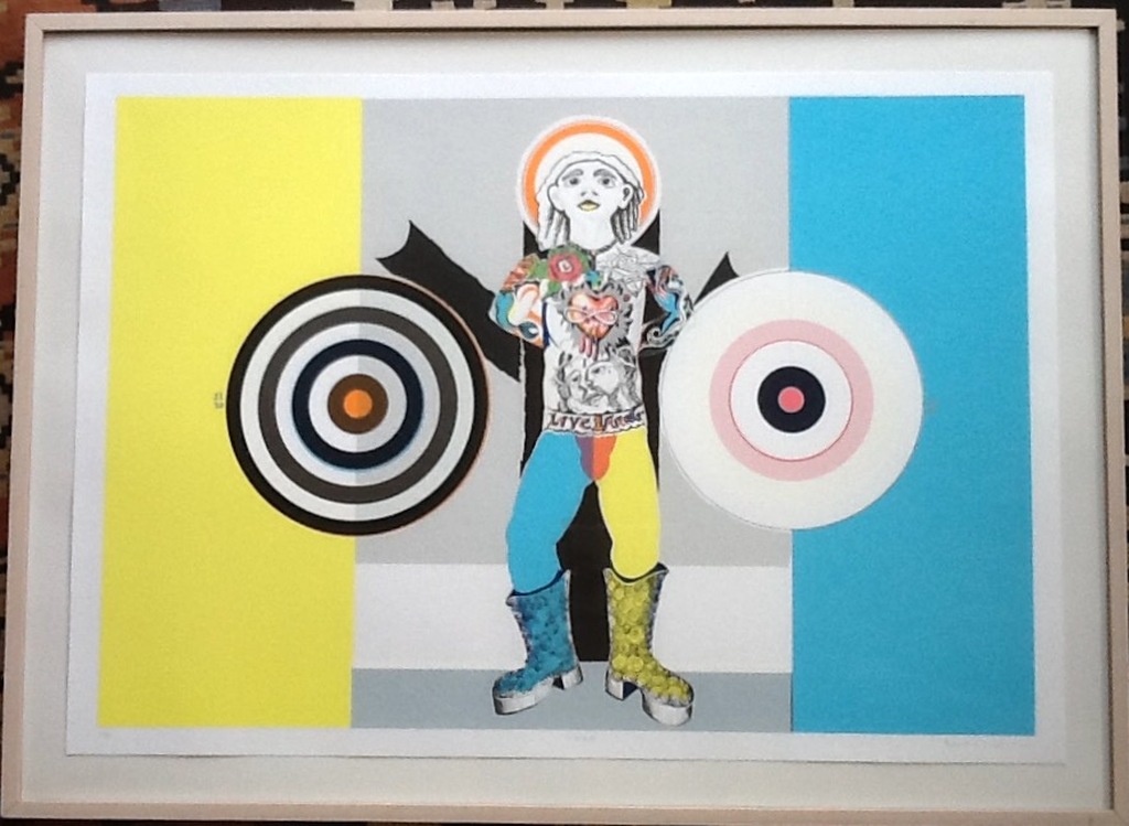 Rinke Nijburg, grote zeefdruk gesigneerd ,oplage.  11/35 Prix de Rome winnaar verkocht voor € 75!