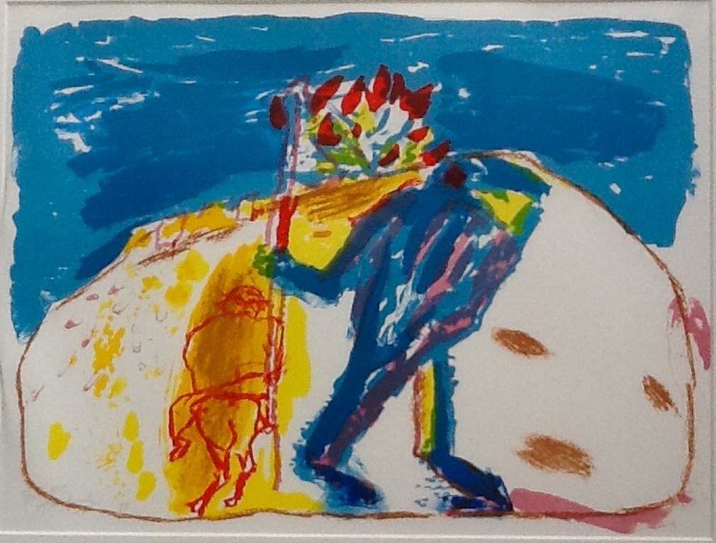 Pieter Defesche,zeefdruk, oplage HC 20, in Barth lijst met passe-partout kopen? Bied vanaf 85!