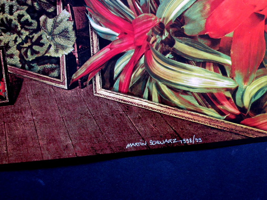 Martin Schwarz - Blumen-Salon - handgesigneerde kleuroffsetlithografie - 1998/99 kopen? Bied vanaf 35!