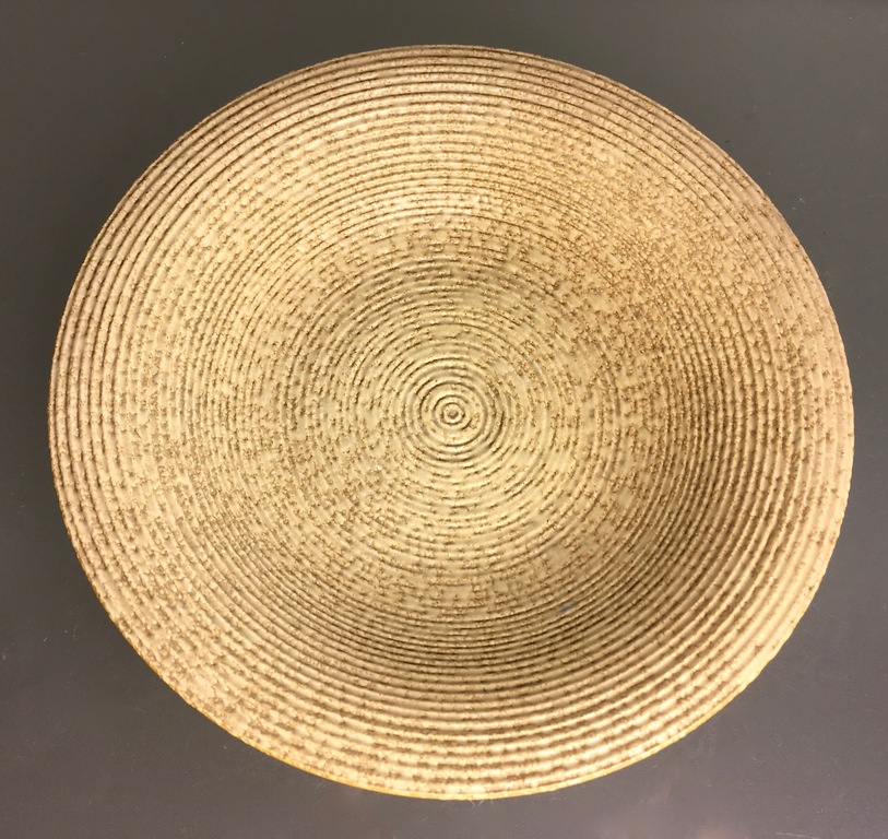 Plateelbakkerij Zuid Holland - Bord met decor 'Stylo' Ontwerp Wil Bertheux -1939 kopen? Bied vanaf 9!