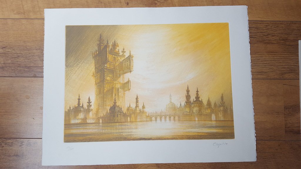 Pierre Clayette (1930-2005) - Eye - kleurenets 12/100, handgesigneerd kopen? Bied vanaf 1!