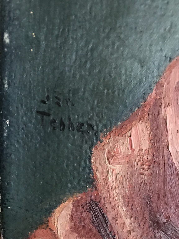 Jan Tebben 1909 - 1978 ) - Olieverf op doek - Portret van Kardinaal  kopen? Bied vanaf 65!