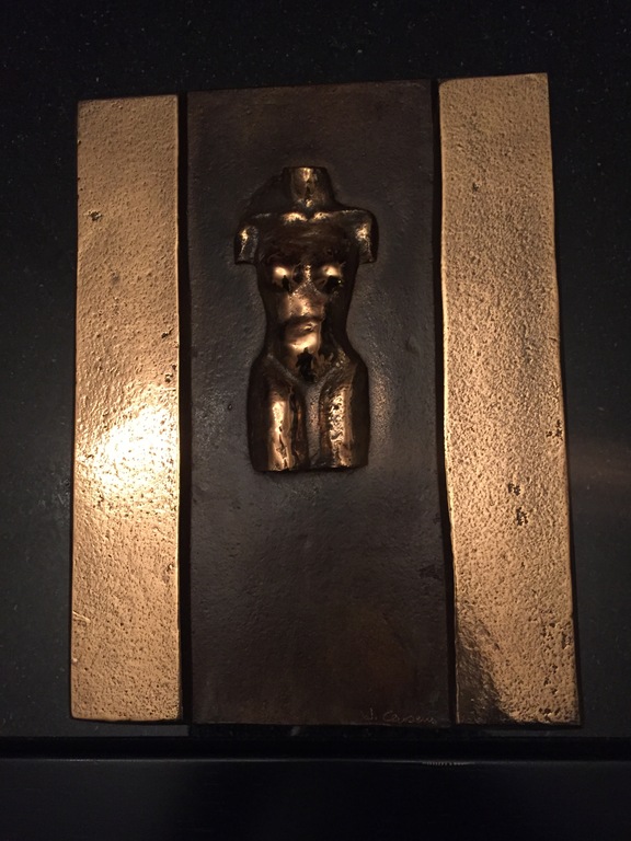 Willy Ceysens bronze sculpture  design brutaliste 1970’s tittle unknown  kopen? Bied vanaf 220!