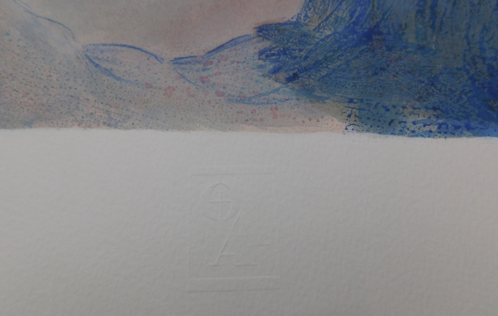 Marie Laurencin - Kleurenlitho - La Fille avec l'oiseau Bleu kopen? Bied vanaf 50!