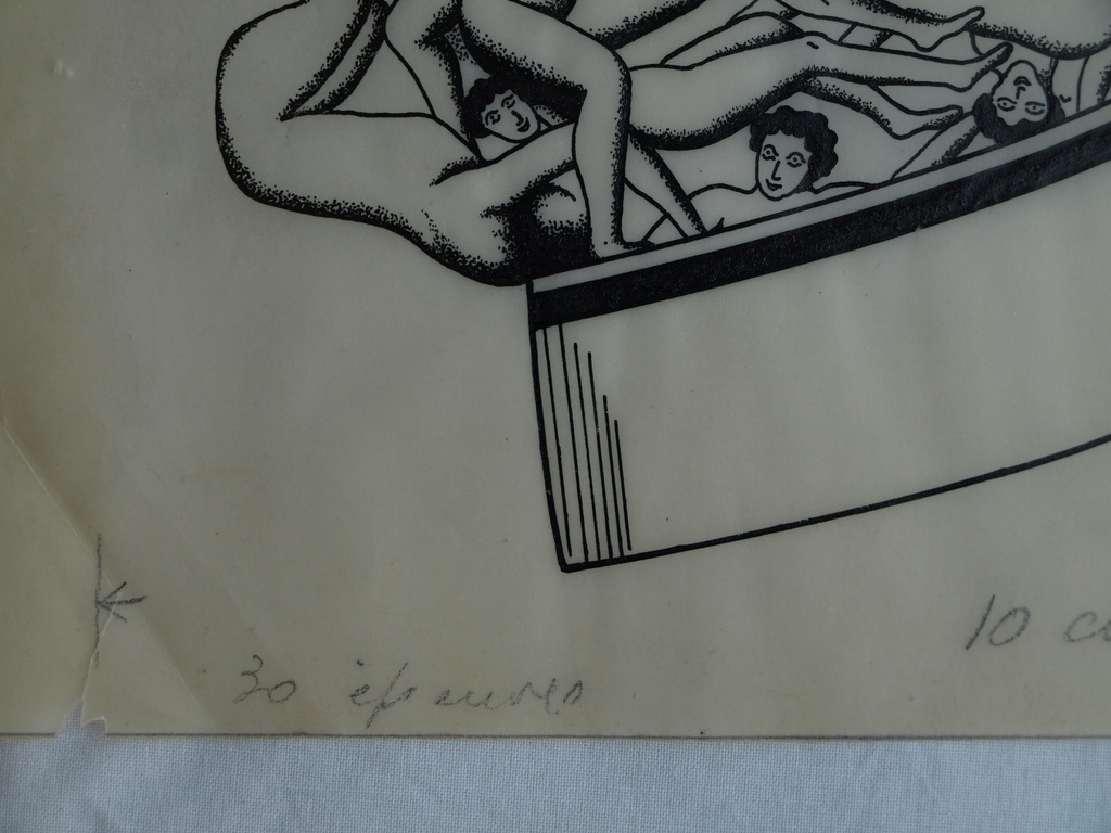 Onbekend : Inkttekening , What’s on a Man’s Mind?   kopen? Bied vanaf 1!