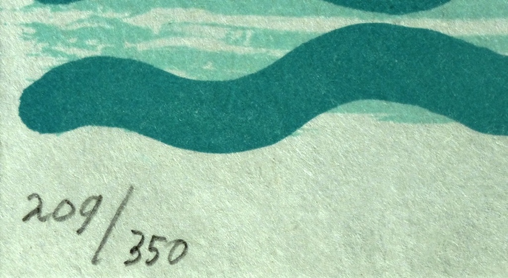 Klaas Gubbels, litho: Het Water, 2007, handgesigneerd kopen? Bied vanaf 90!