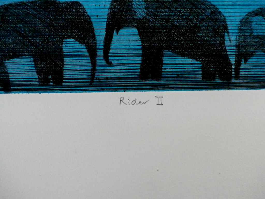 Frans Wesselman - ets: Rider II  kopen? Bied vanaf 50!