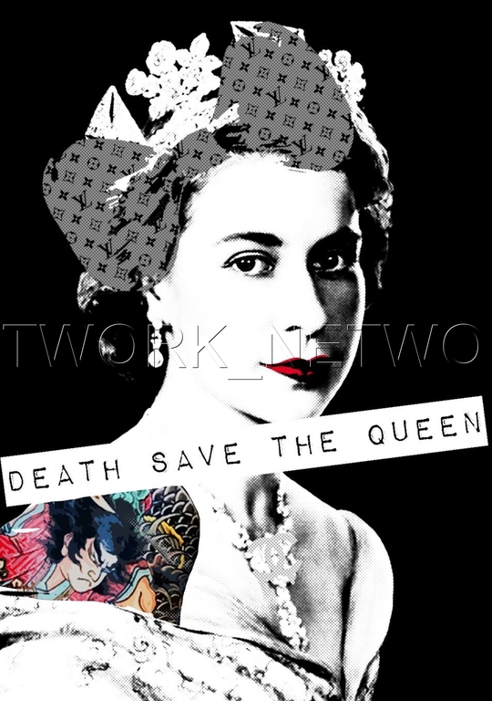 Large Print Painting "Queen Tatoo" Signed Numbered A/P or 1 to 100 with COA kopen? Bied vanaf 1!