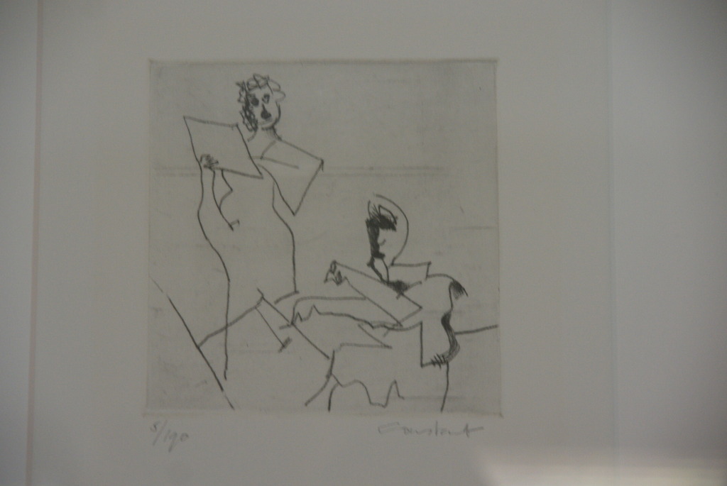 Constant - "De zangeres" - ets - oplage: 190 verkocht voor € 335!