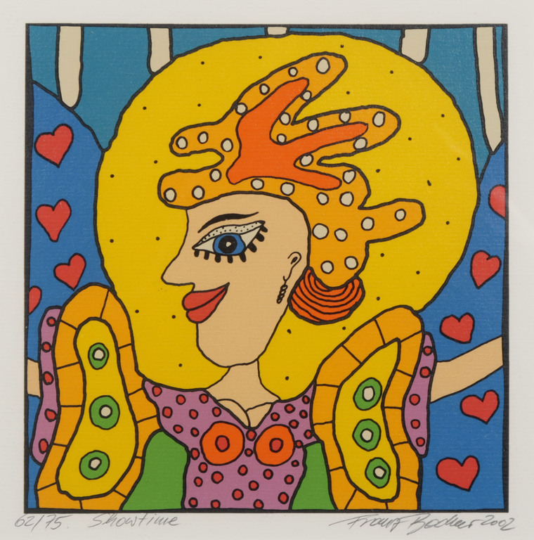 Franz Bodner: Zeefdruk, Showtime - Ingelijst kopen? Bied vanaf 20!