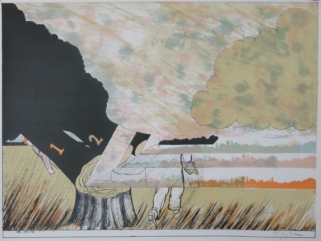 Hannes Postma: Litho, Skyline kopen? Bied vanaf 35!