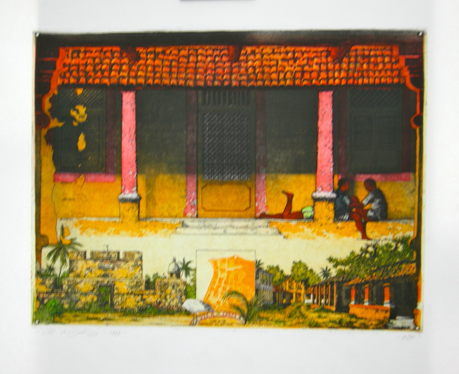 Rolf Weijburg, kleurenets, Ibo - Mozambique verkocht voor € 50!