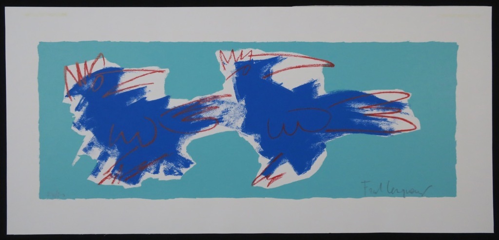 Frank Lengvenius: Zeefdruk, Vogel III kopen? Bied vanaf 1!