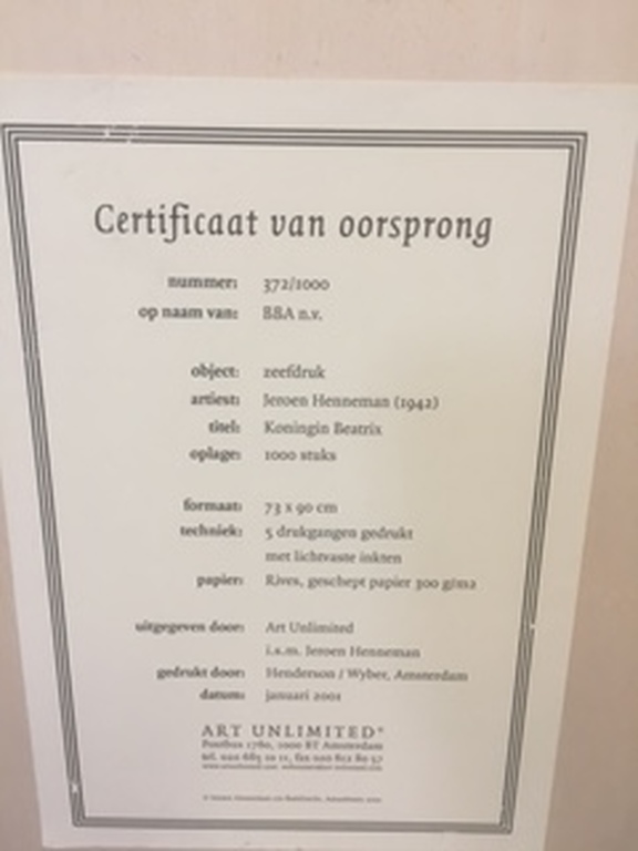 Koningin Beatrix kopen? Bied vanaf 500!