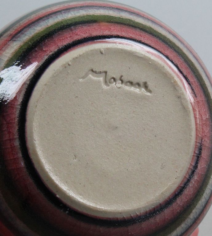 Mobach Utrecht vaasje 'regenboog' glazuur kopen? Bied vanaf 9!