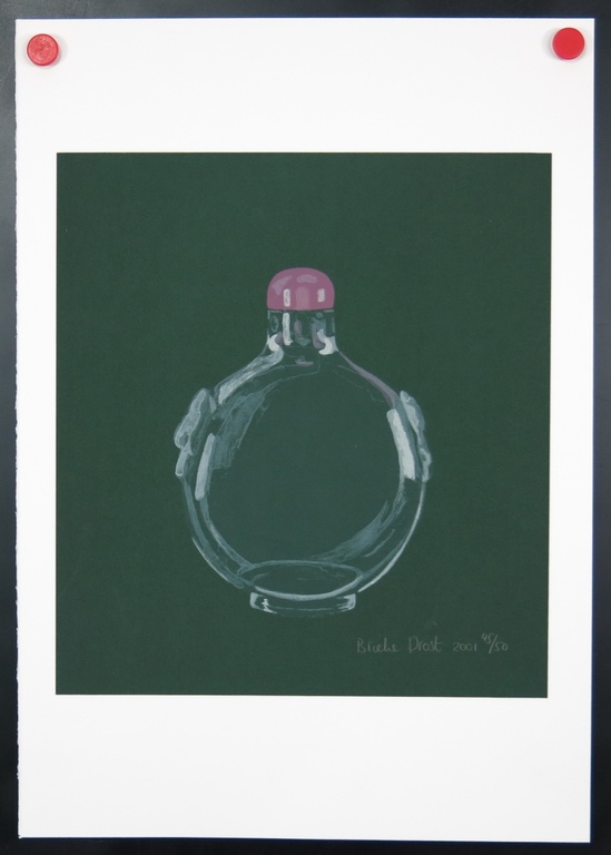 Brieke Drost: Zeefdruk, Flesje (paarse dop) kopen? Bied vanaf 1!