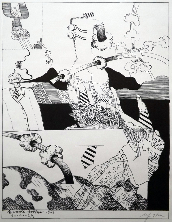 Hannes Postma - Litho - Pandora A verkocht voor € 80!