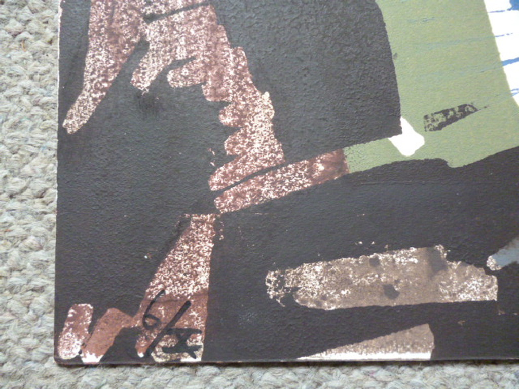 Hein Stork - kleurenlinosnede - Landschap kopen? Bied vanaf 120!