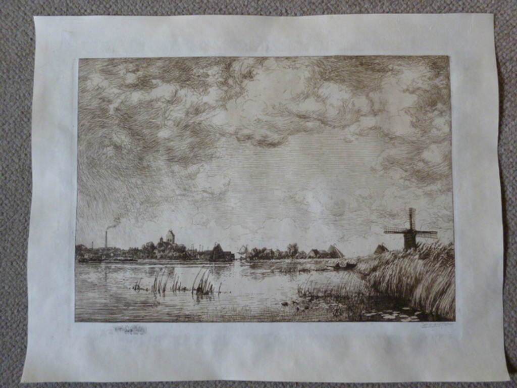 Ids Wiersma - ets - Noordkant Pikmeer bij Grouw kopen? Bied vanaf 175!