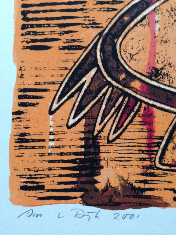 Ans Van Dijk - Grafiek - Gesigneerd - 2001 - Wakkamai kopen? Bied vanaf 1!