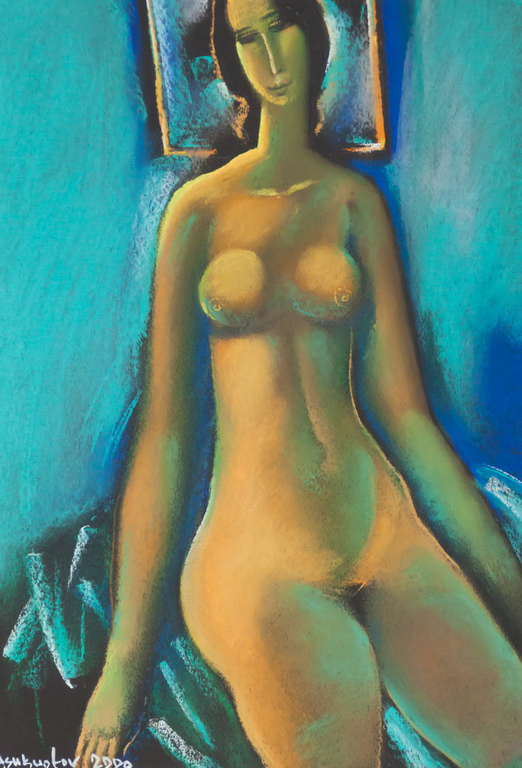 Mikhail Ashkhotov: Pastel, Naakt verkocht voor € 85!