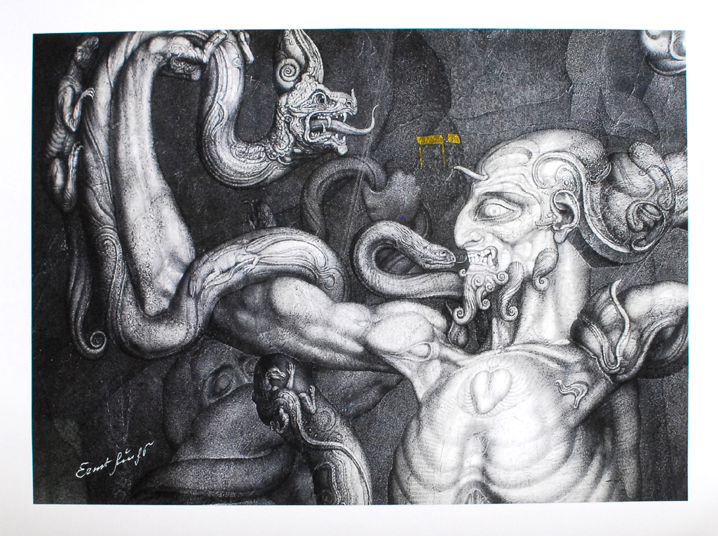 Ernst Fuchs - Der Anti-Laokoon - giclee, handgesigneerd kopen? Bied vanaf 50!