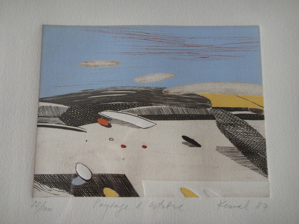 Kemal Sirbegovic, twee etsen, o.a. "Paysage d'octobre" kopen? Bied vanaf 1!