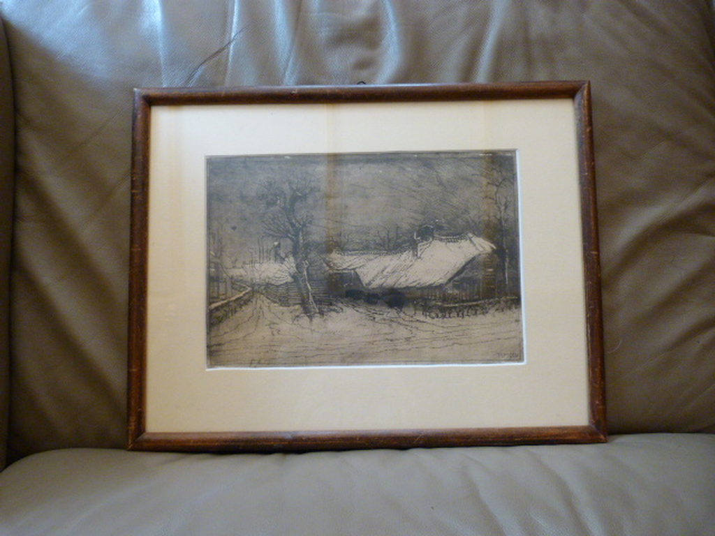 Tijmen Moll  (  1890  -  1975  )  -  tekening. kopen? Bied vanaf 1!