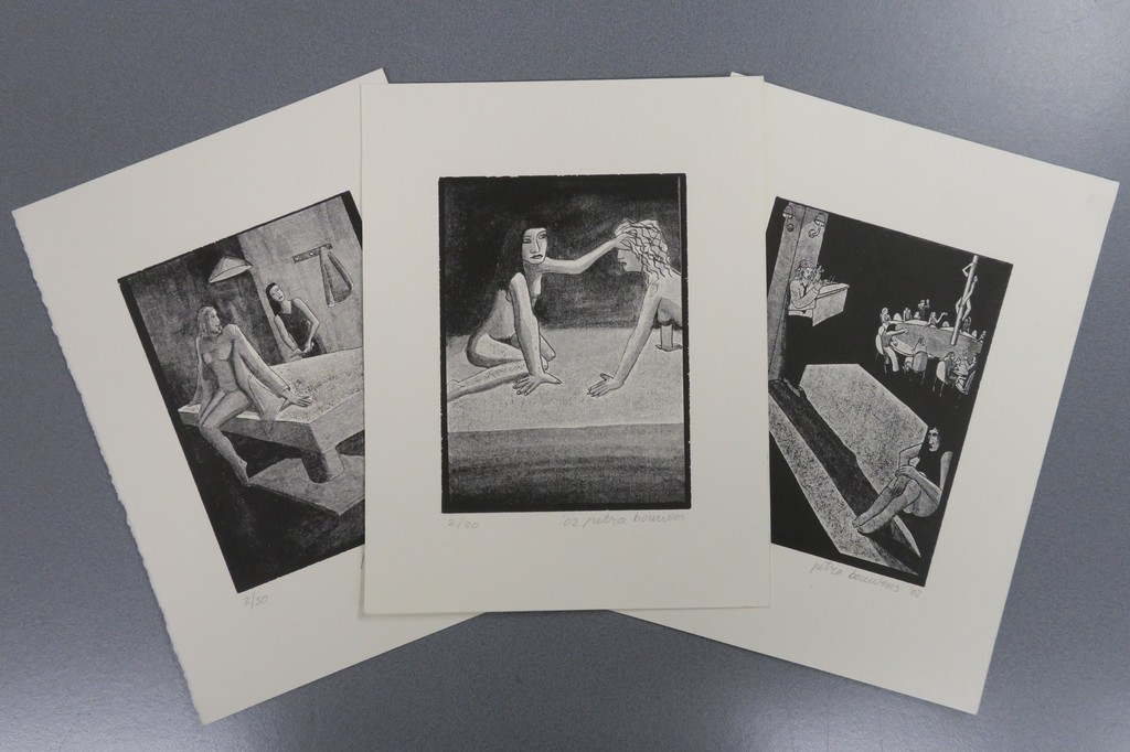 Petra Bouwens: 3x Stippelgravure, Z.T. kopen? Bied vanaf 1!