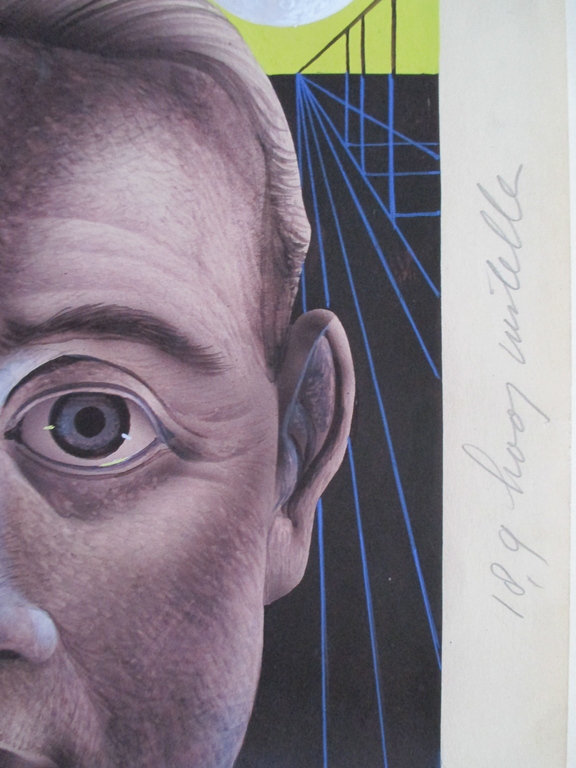 Eppo Doeve, gouache, ontwerp voor het boek "Hoe leven wij morgen?" van F. Baade kopen? Bied vanaf 80!