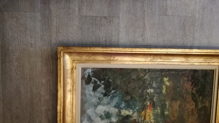 Onbekend kunstenaar, Olieverf op doek, Boszicht kopen? Bied vanaf 1!