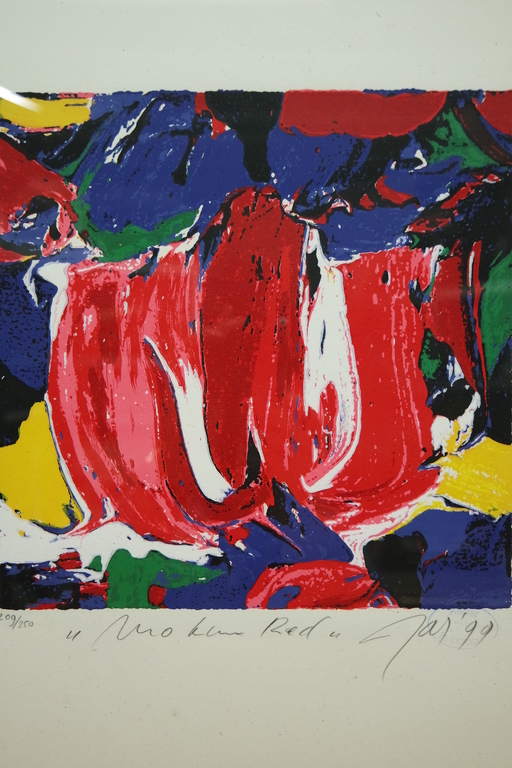 Johan Adriaan smit (1945-2002) - zeefdruk - abstracte compositie kopen? Bied vanaf 50!