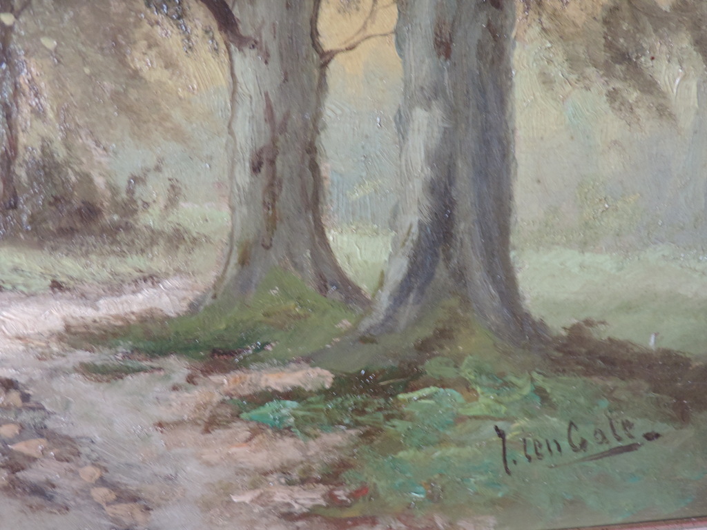 Hendrik Jan ten Cate, Zutphen 1867- Den Haag 1955. Olieverf op paneel. kopen? Bied vanaf 110!