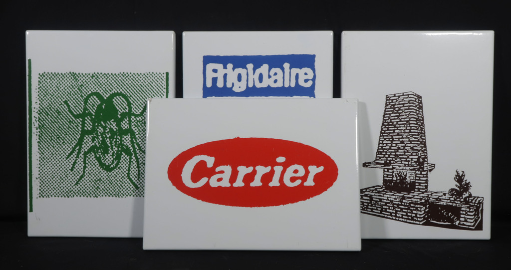 Raoul Teulings: 4-delige Emaille, Carrier serie verkocht voor € 35!