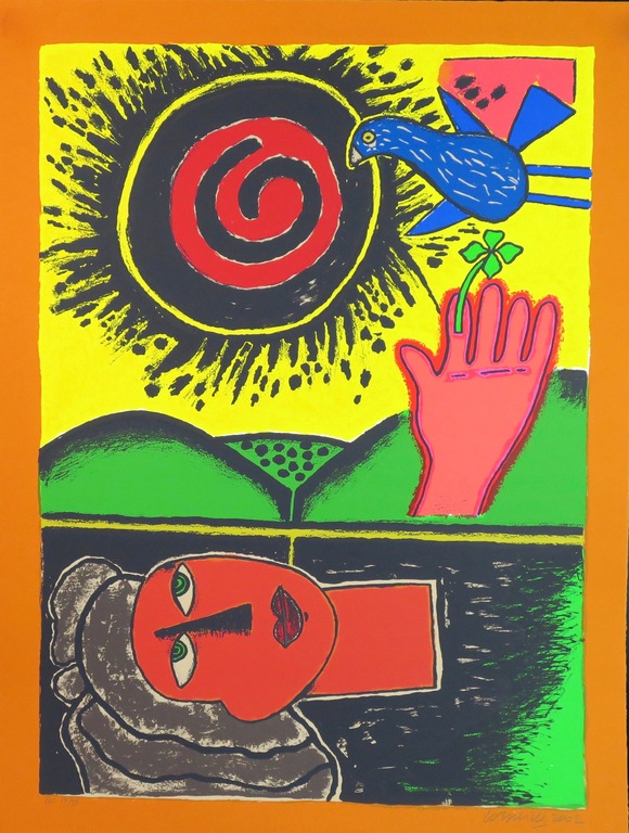 Corneille: Zeefdruk, Soleil cou coupé III kopen? Bied vanaf 170!