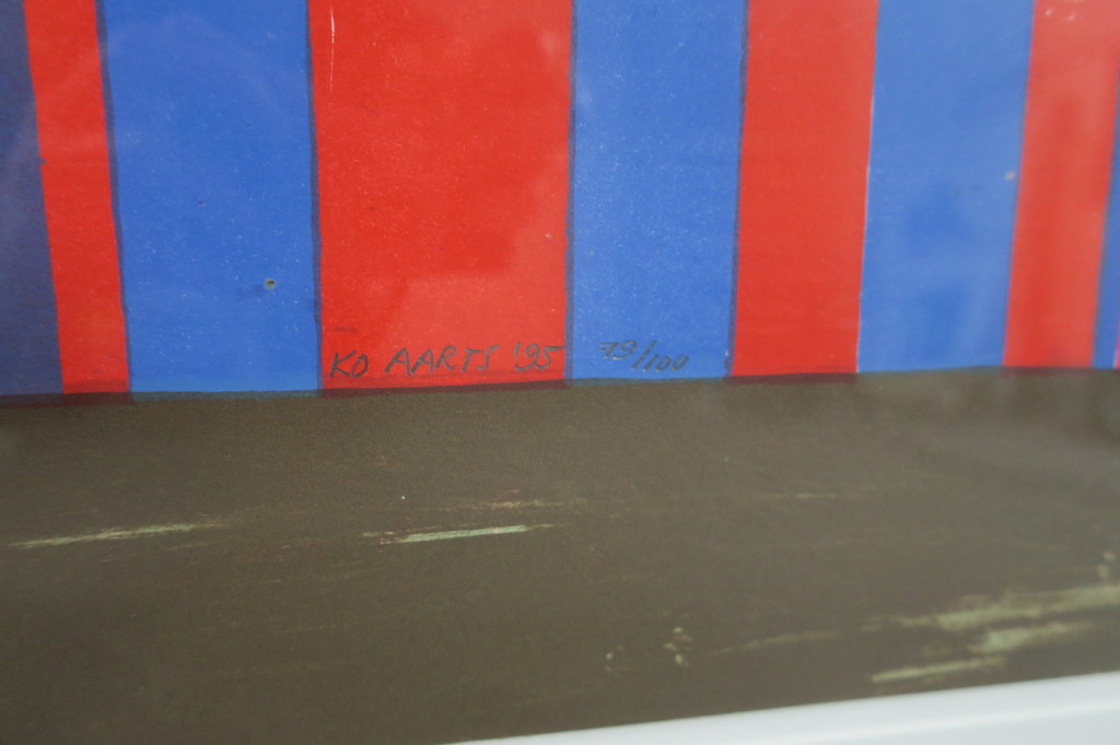 Ko Aarts: Litho, Z.T. - Ingelijst kopen? Bied vanaf 20!