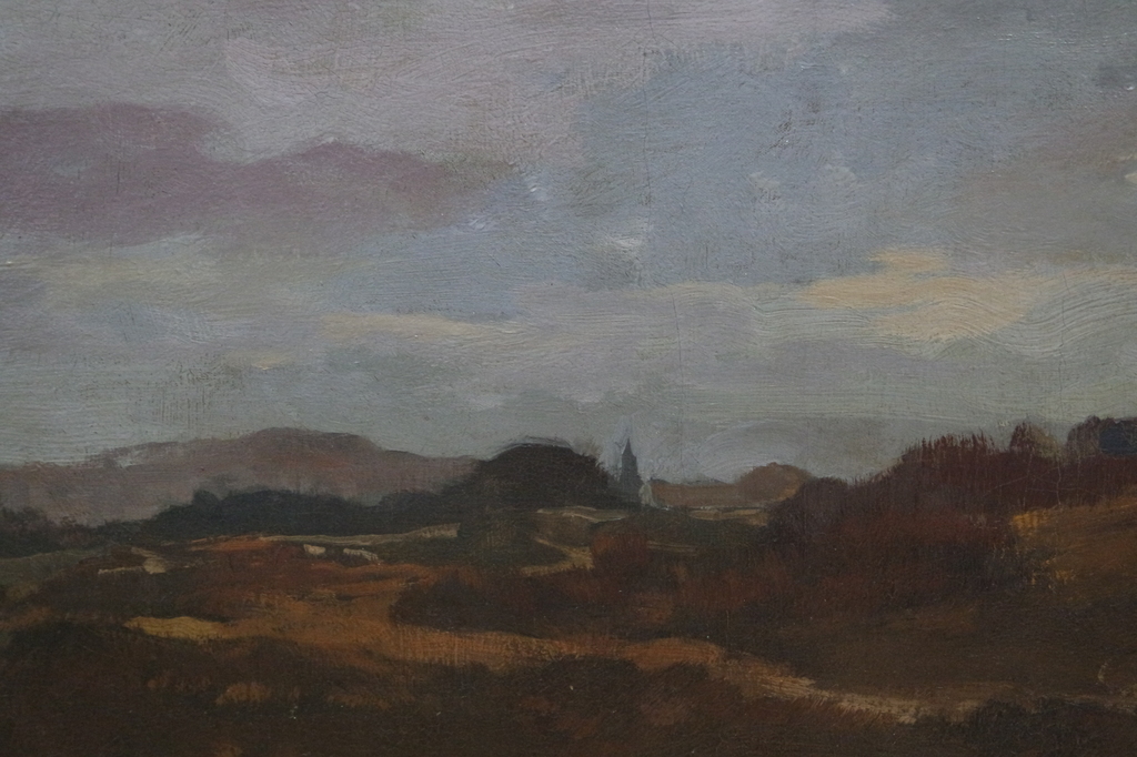 Hendrik Weegewijs (1875-1964) - olieverf op doek - heidelandschap kopen? Bied vanaf 199!