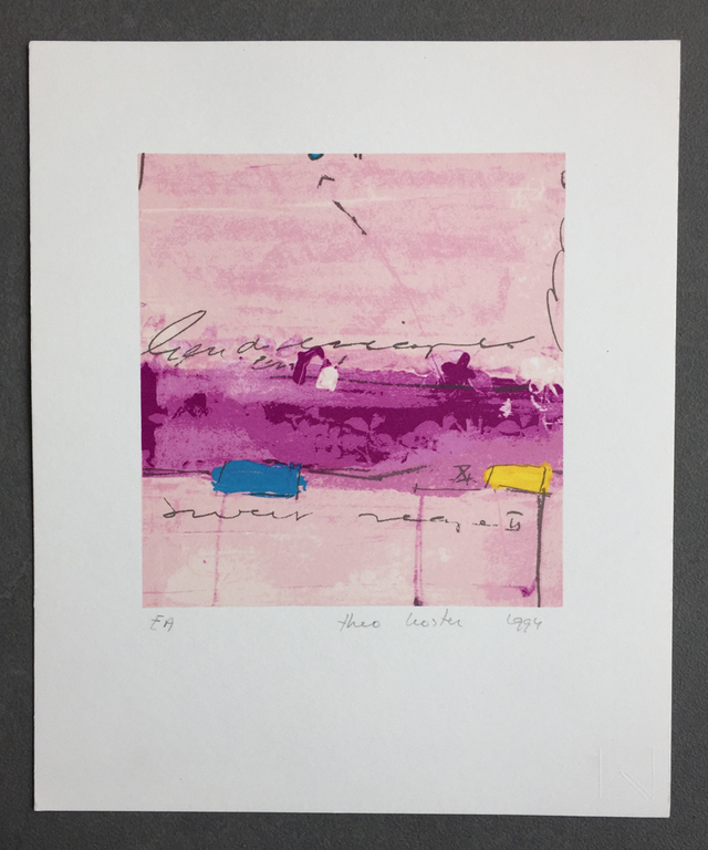 Theo Koster - 2 gesigneerde zeefdrukken - E/A ex. - 1994 kopen? Bied vanaf 30!
