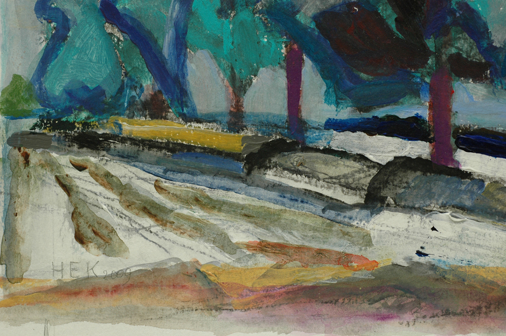 Hans Ebeling Koning, gouache, zonder titel kopen? Bied vanaf 50!