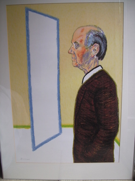 Roger Raveel Tweeluik, zeefdruk Zelfportret en Aan tafel kopen? Bied vanaf 1500!