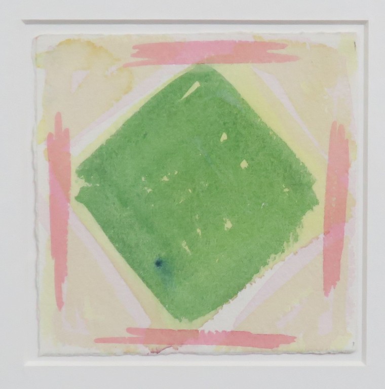 Eric de Nie: Aquarel, Zonder titel - Ingelijst verkocht voor € 100!